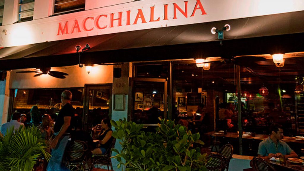 Macchialina restaurant Miami