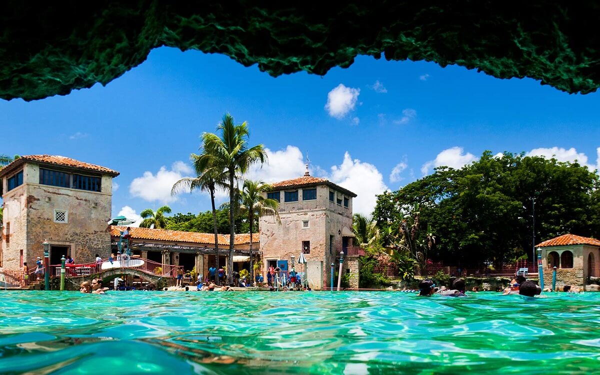 VENETIAN POOL, THE ONLY POOL LISTED AS HISTORIC