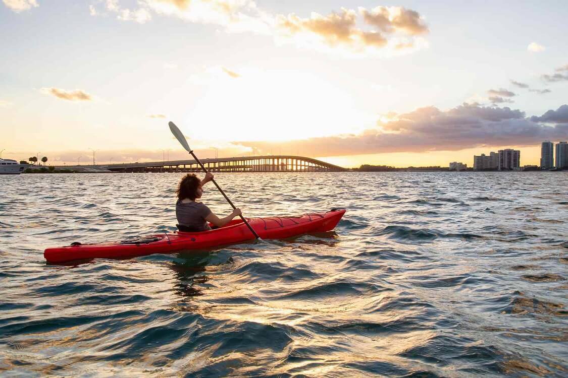 Kayaking in Miami — Water activities in Florida