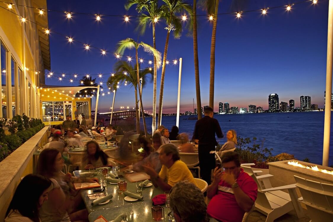 Monty's Sunset — Miami Beach waterfront restaurants