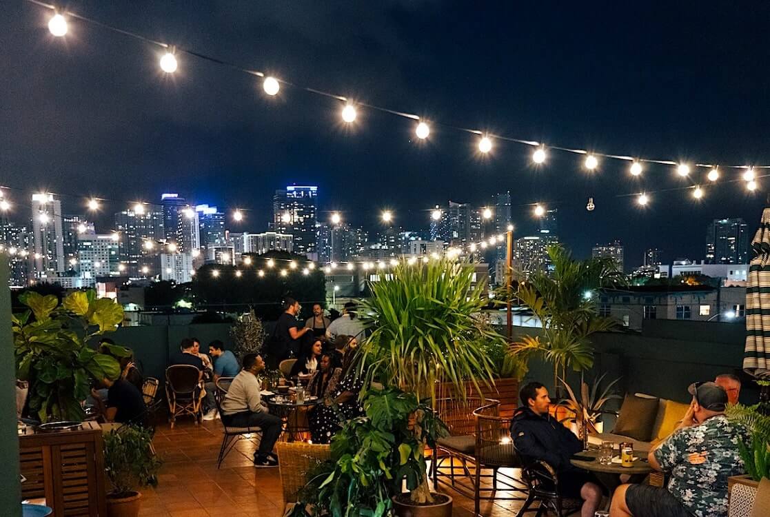 No. 3 Social — Best rooftop bars in Miami Beach