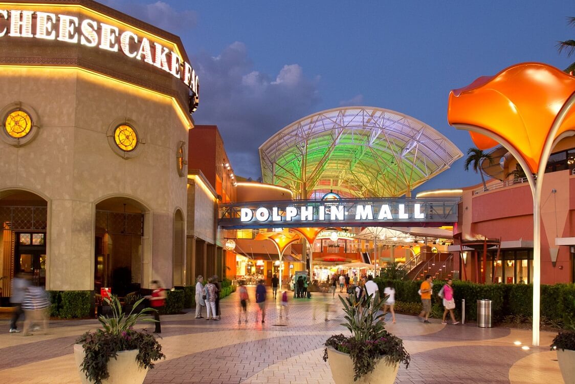Go shopping at the Dolphin Mall — Things to do indoors in Miami