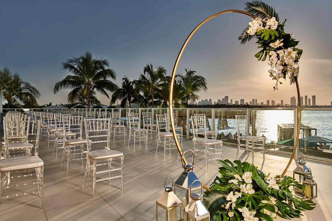 The Mondrian South Beach — Wedding venues in Miami Florida