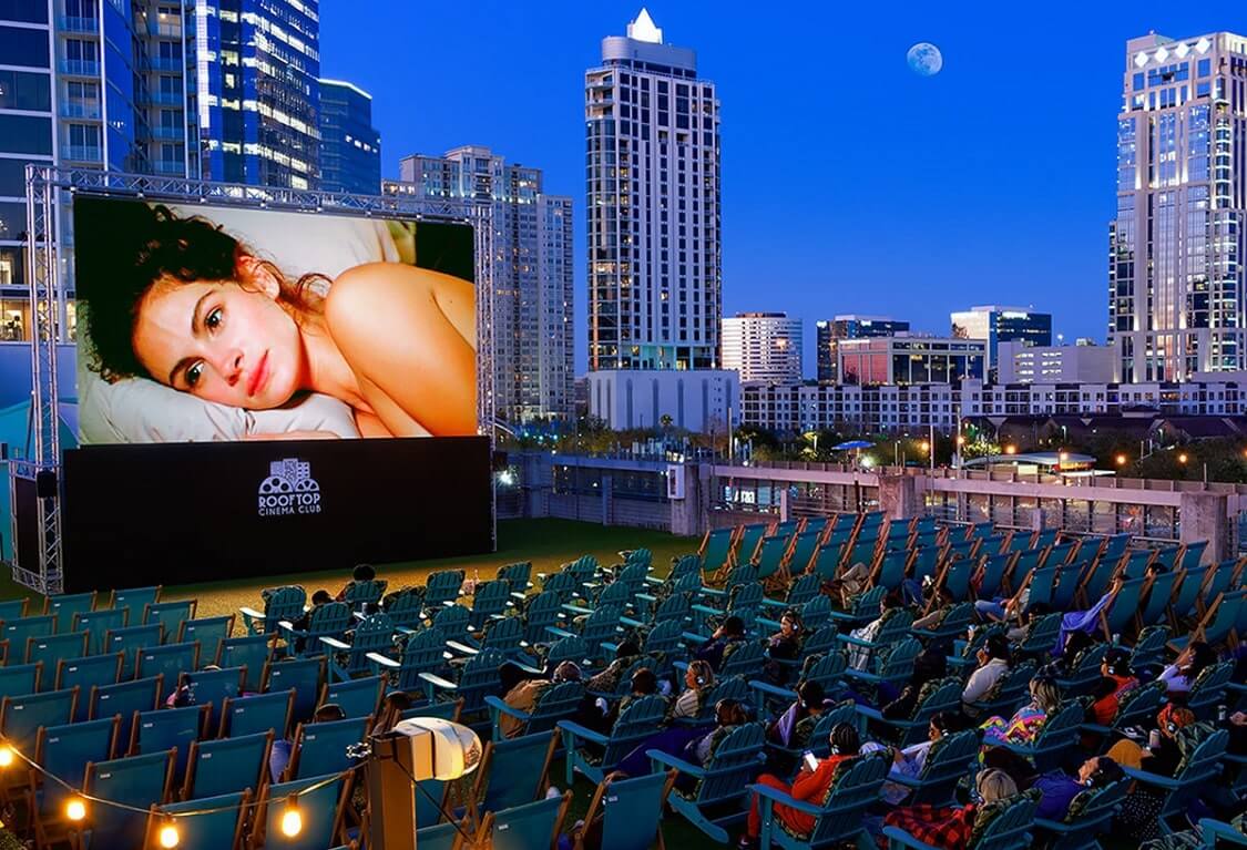 Rooftop cinema Miami Beach