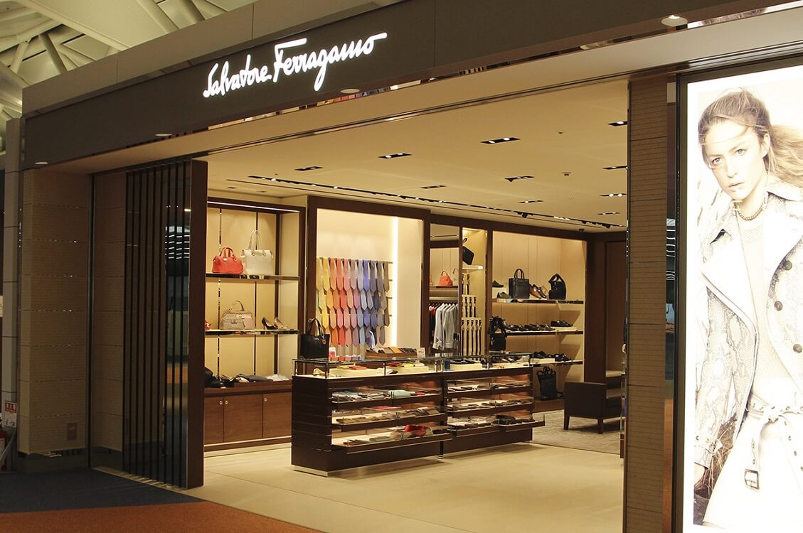 Salvatore Ferragamo — one of the most popular stores in Bloomingdale’s Aventura Mall