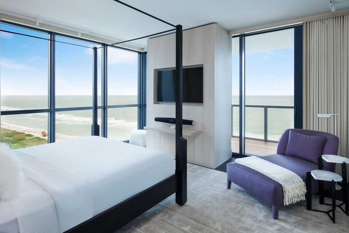 The E-WOW Oceanfront Suite at W South Beach