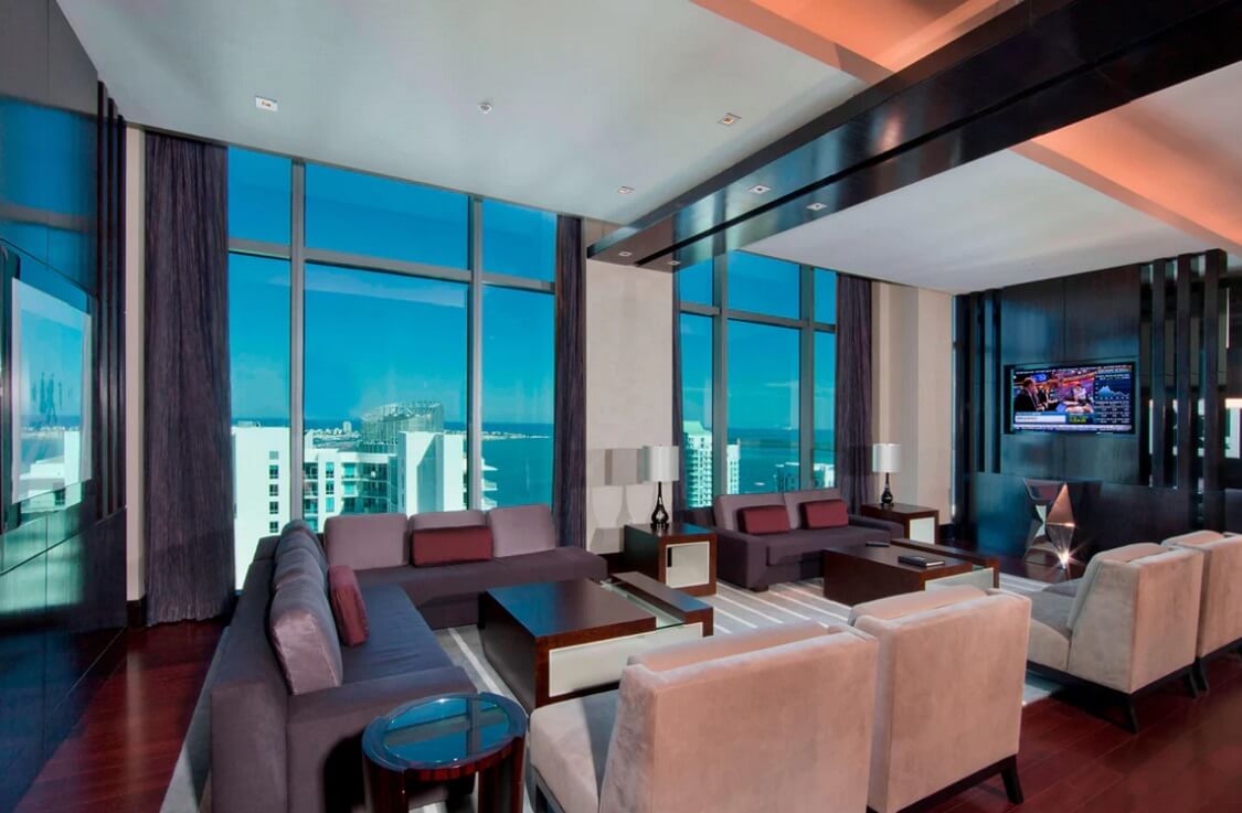 Top hotels in Miami, Fl with presidential suites